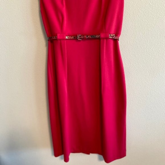 Calvin Klein Hot Pink Jersey Dress - Picture 2 of 4